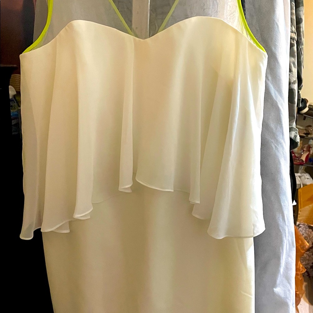 Vince Camuto white dressy summer dress
